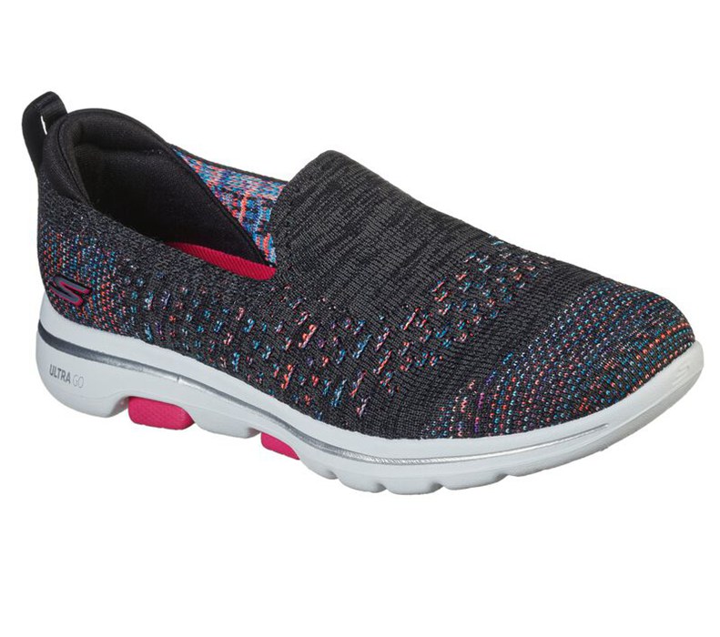 Skechers Dam Svarta/Olika Färger Slip On - Gowalk 5 - Mirage - Sverige (OKUCQ-9657)